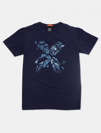 River Blue navy casual slim fit t-shirt