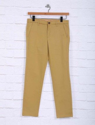 Sixth Element simple beige color trouser