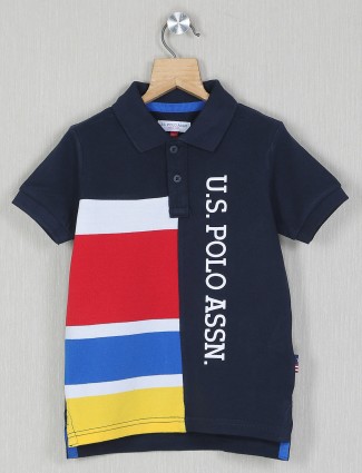 U.S. Polo Assn navy tint printed t-shirt