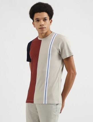 UCB light grey stripe t-shirt