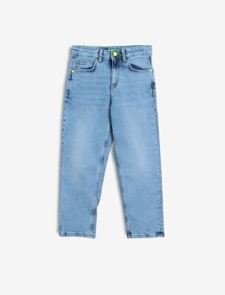 UCB washed light blue jeans