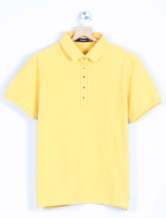 Yellow casual wear top for women