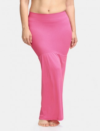 Zivame Saree Shape Wear Pink Lycra Petticoat